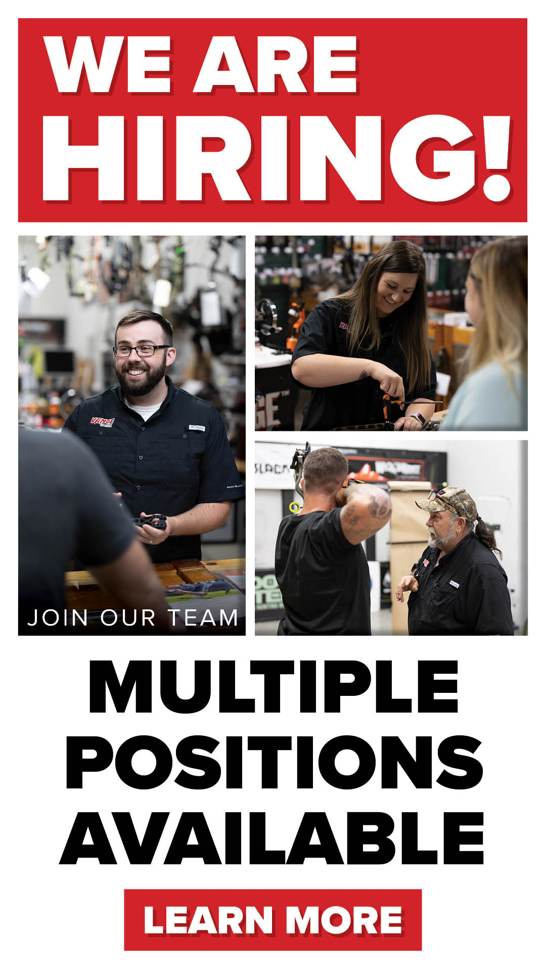 We're Hiring